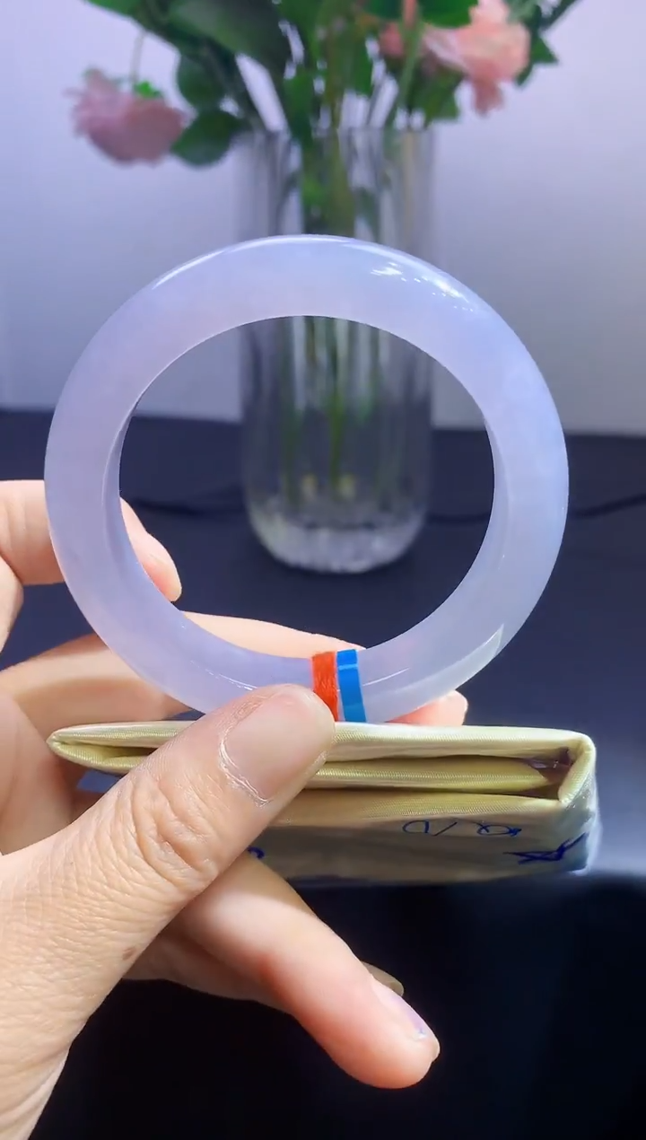 未镶嵌手镯翡翠翡翠手镯圈口54-t112-全款9.2万-定金2万