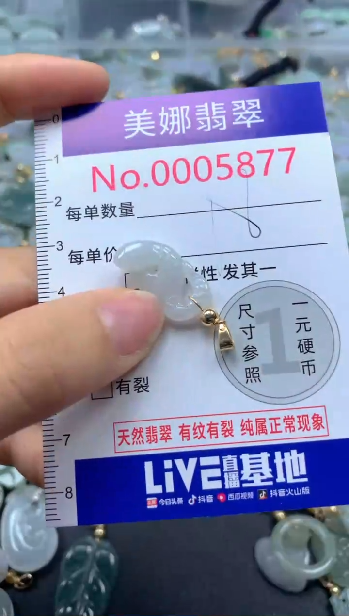 颈饰未镶嵌翡翠5877