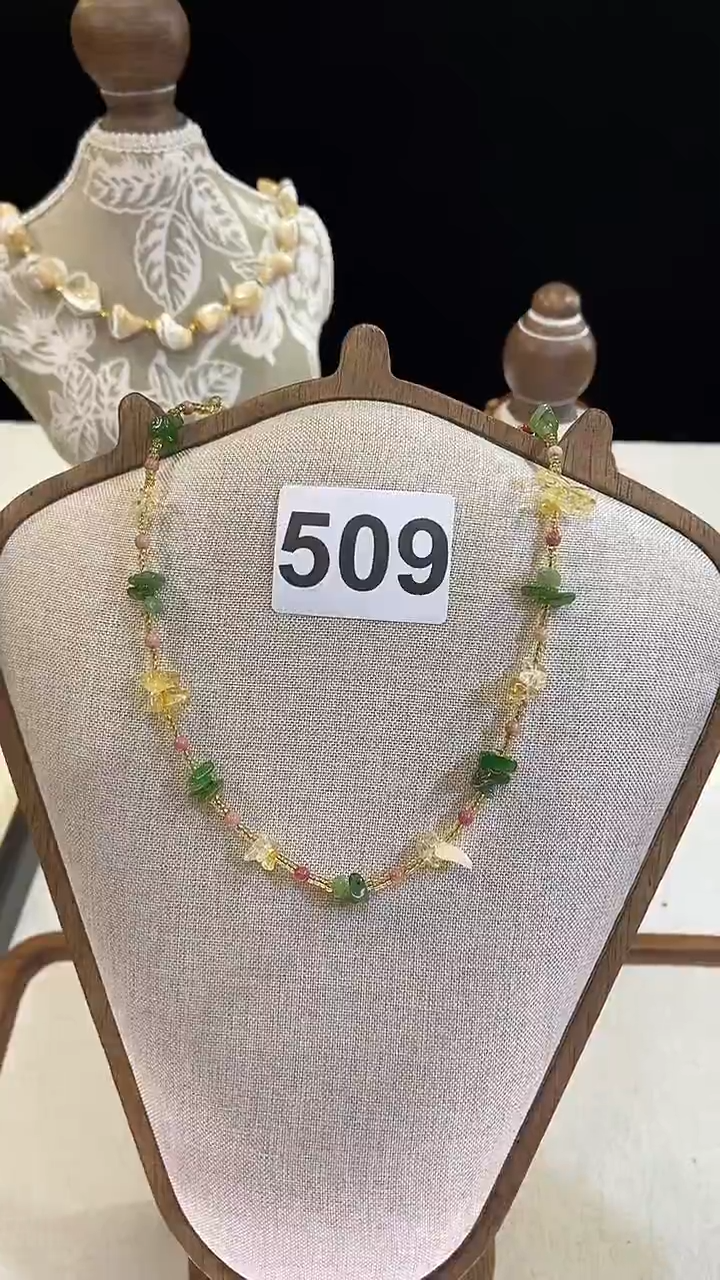 项链合金淡水珍珠509