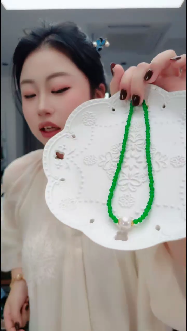 颈饰未镶嵌淡水珍珠2448单珠项链