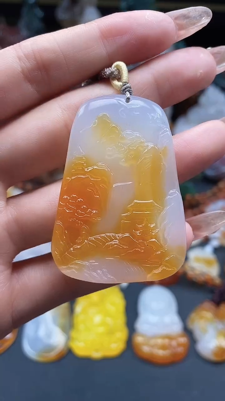 【闪购商品】玛瑙/玉髓颈饰未镶嵌dd