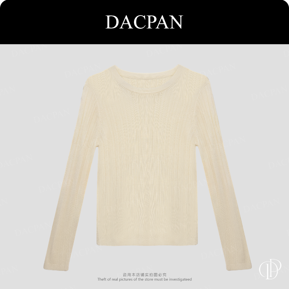 DACPAN-“晨雾”桑蚕丝混羊毛针织上衣 2025/盼·PP 25M39