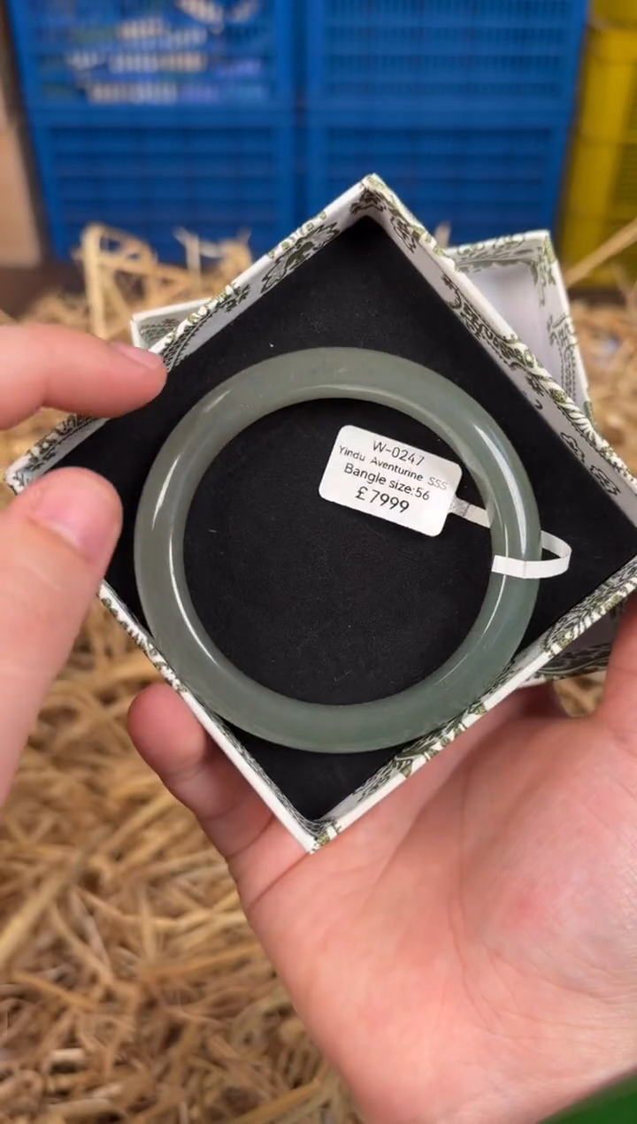 未镶嵌手镯石英质玉W0247