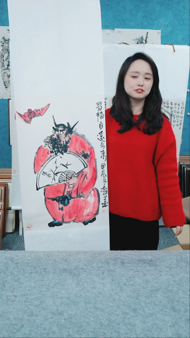 【闪购商品】国画160*45郑志超老师卷轴