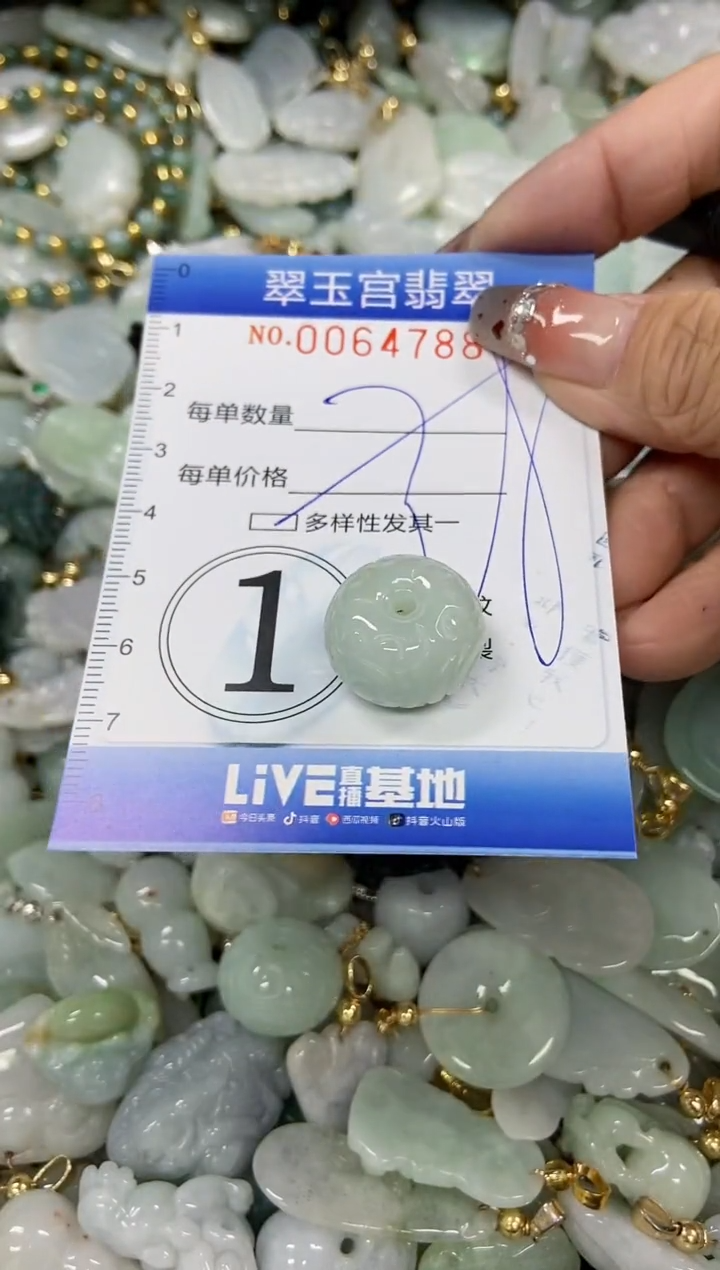 【闪购商品】翡翠颈饰未镶嵌闪购商品0064788多样性发其一