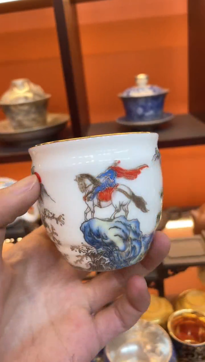 【闪购商品】瓷片@@@@@@@@@@@@郑成功白瓷杯