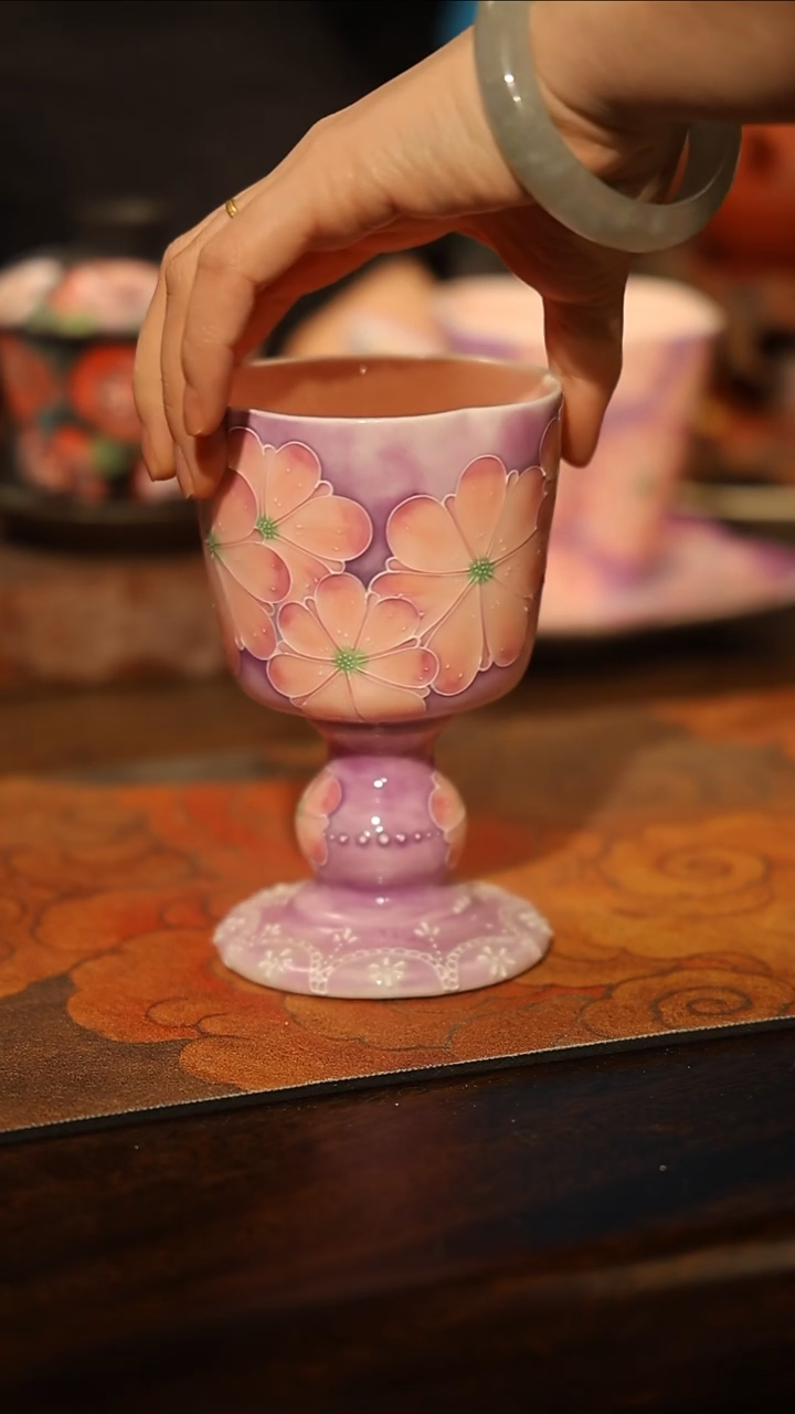 陶瓷景德镇高温釉下彩手工手绘款式