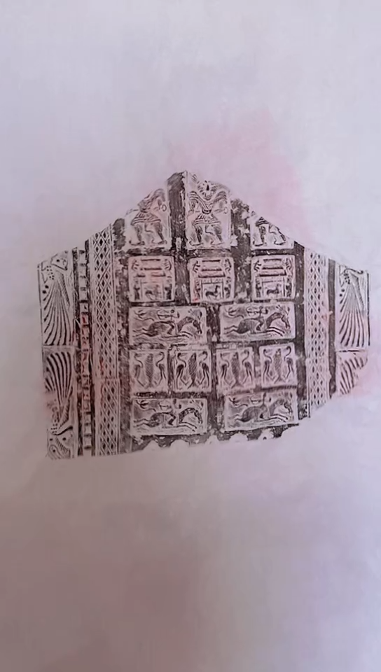 【闪购商品】昌化石印石汉画像砖狩猎图拓片