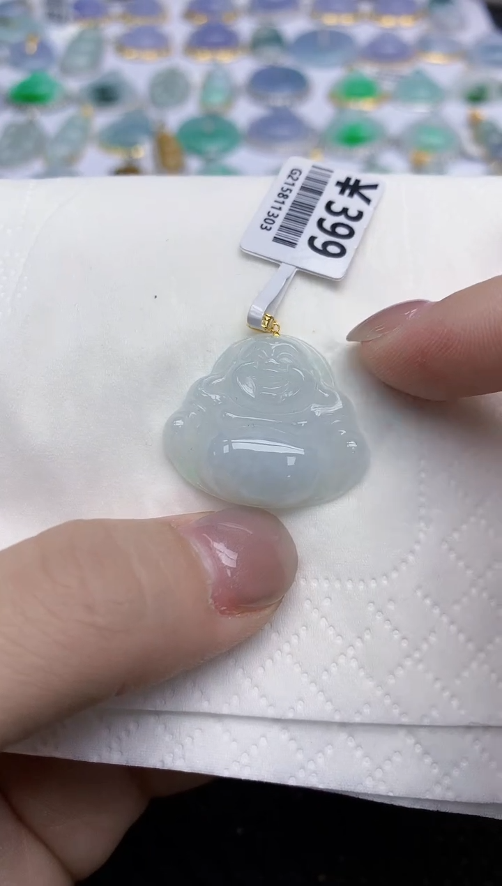 【闪购商品】翡翠颈饰未镶嵌天然翡翠A货