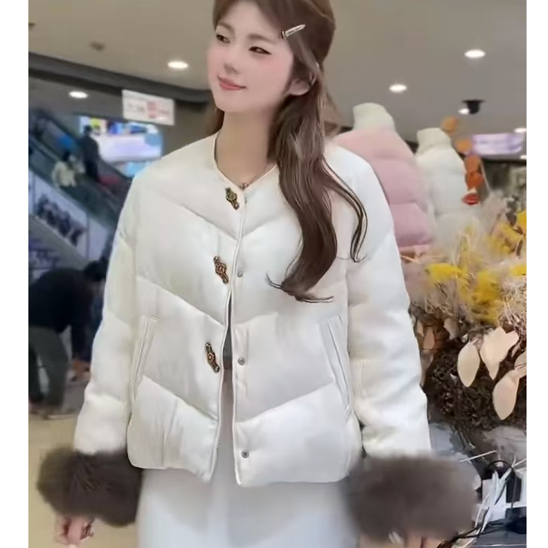 （花花家）101#爆款新中式高货百搭款保暖琐温外套