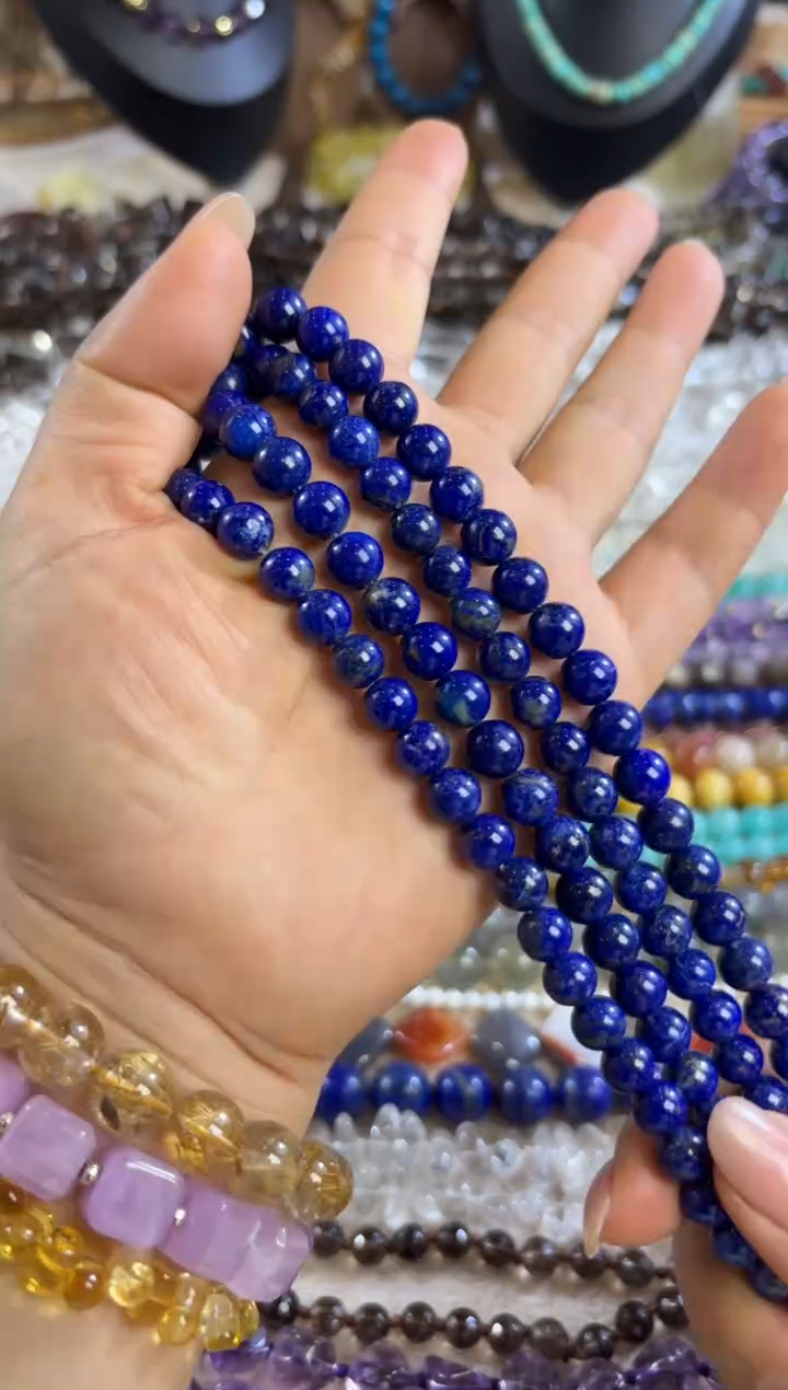 未镶嵌玛瑙/玉髓珠宝半成品天然青金卡8