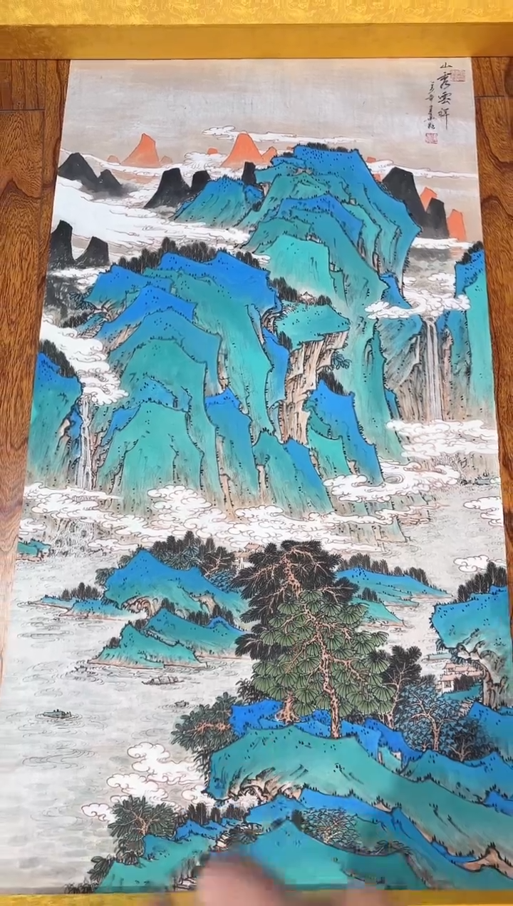 【闪购商品】国画周建真老师亲笔绘画作品27-50