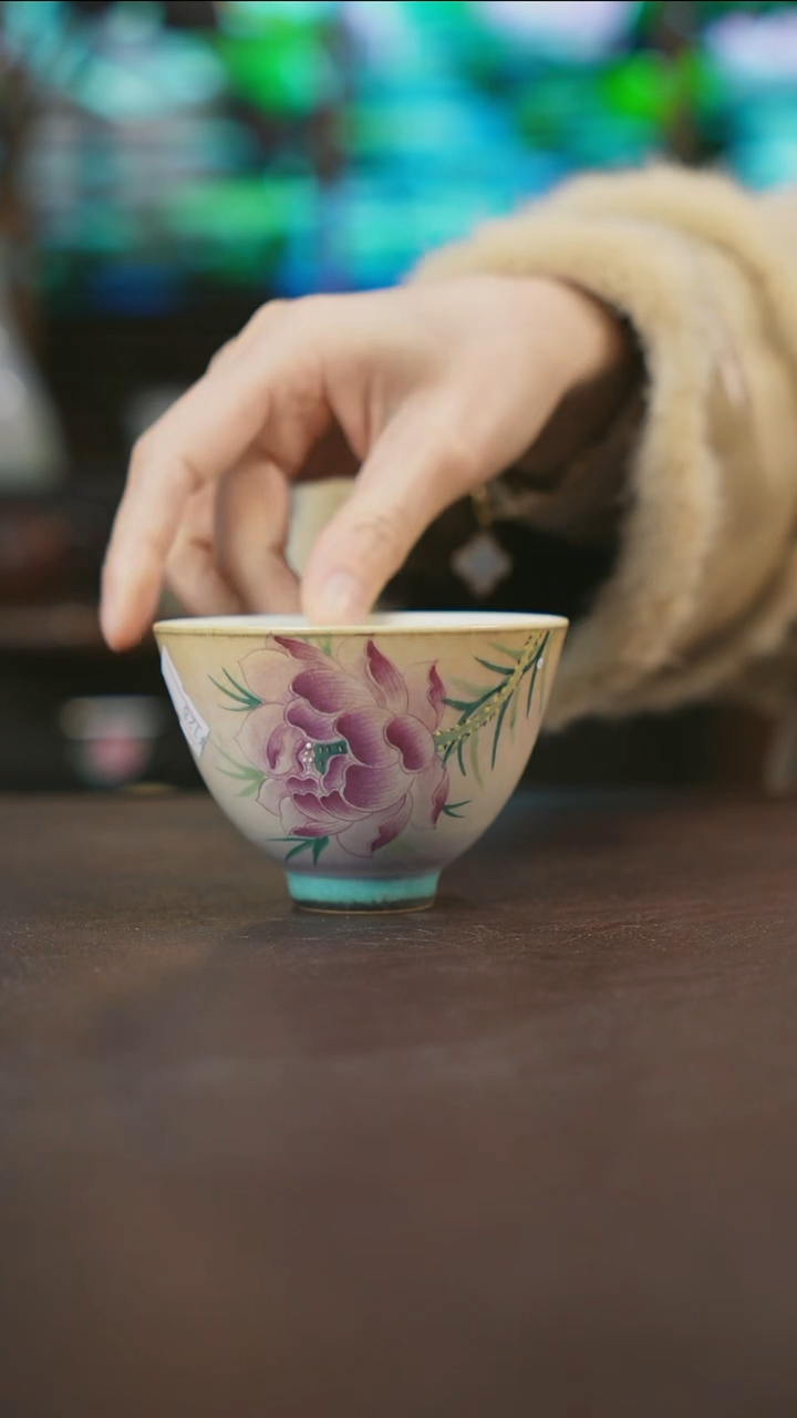 【闪购商品】杯景德镇陶瓷杯碗柴烧多人