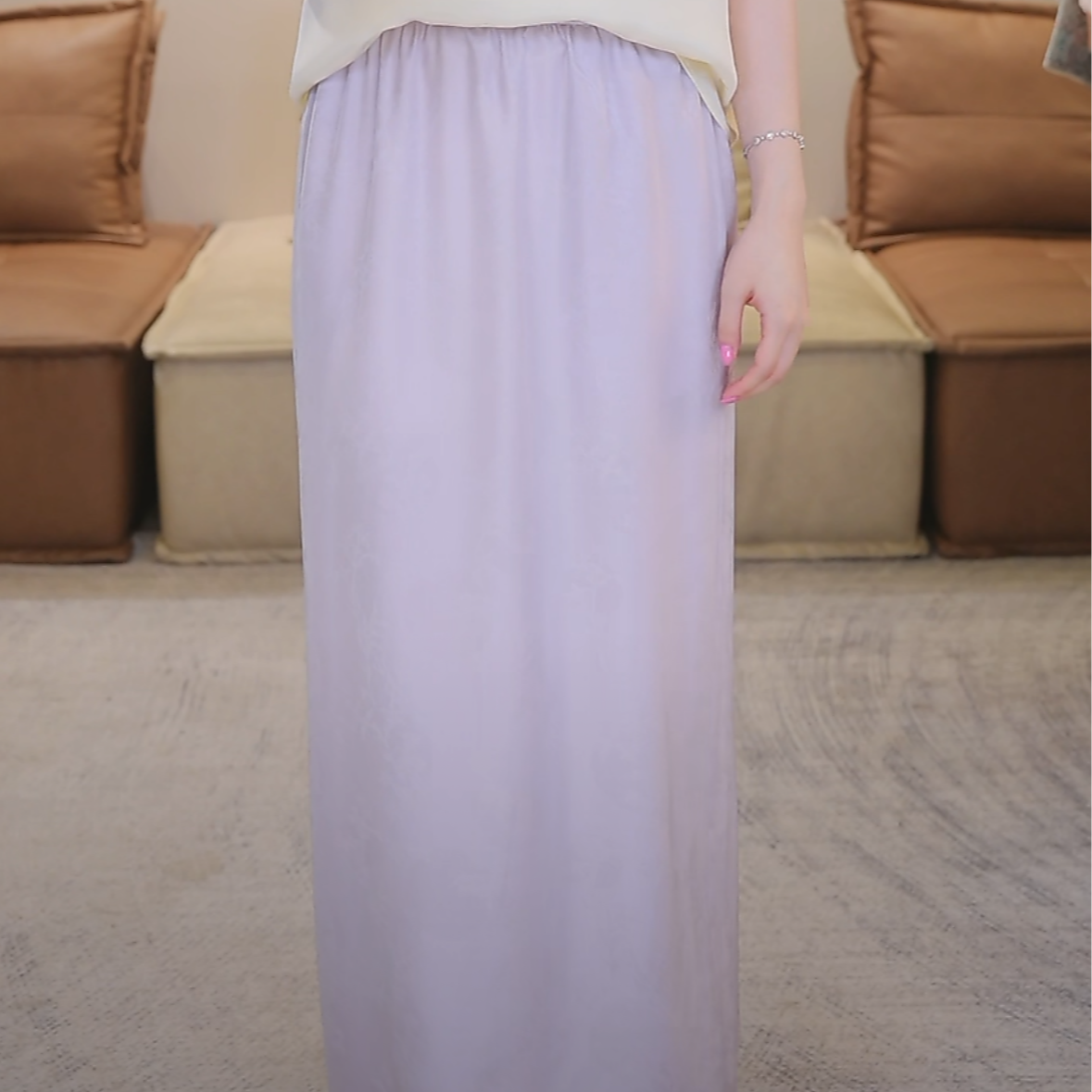 墨染之道 国风新中式花罗半裙FX0498