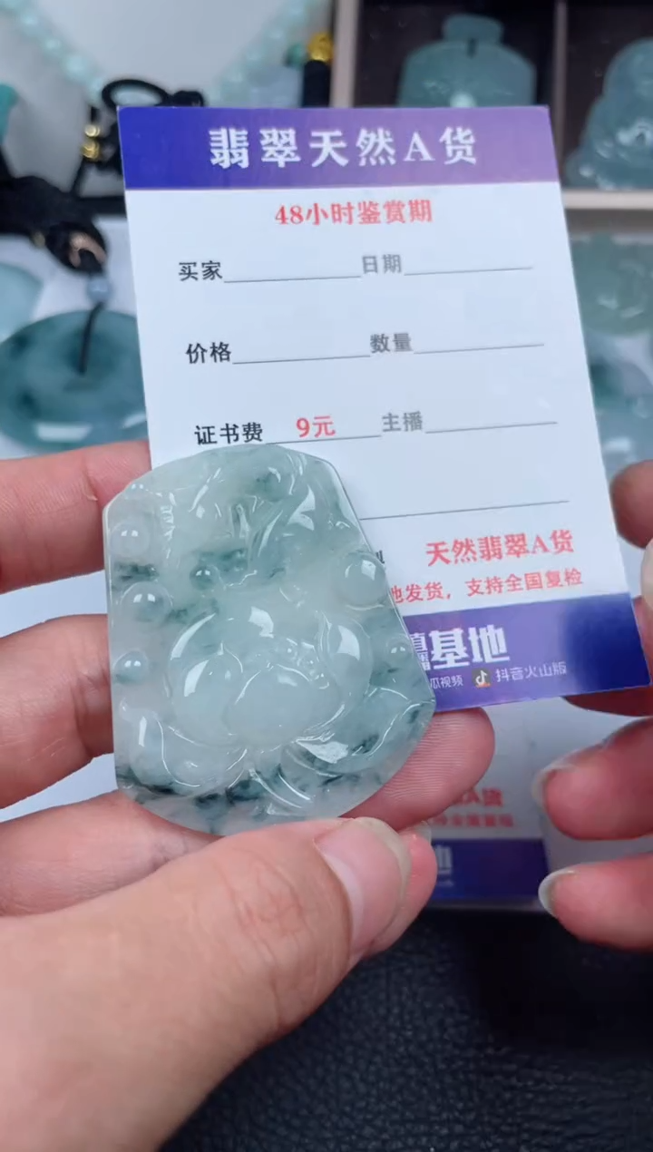 翡翠未镶嵌颈饰