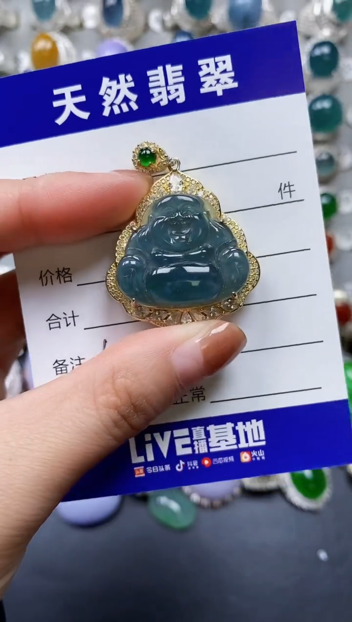 【闪购商品】翡翠颈饰银S925镶嵌0124