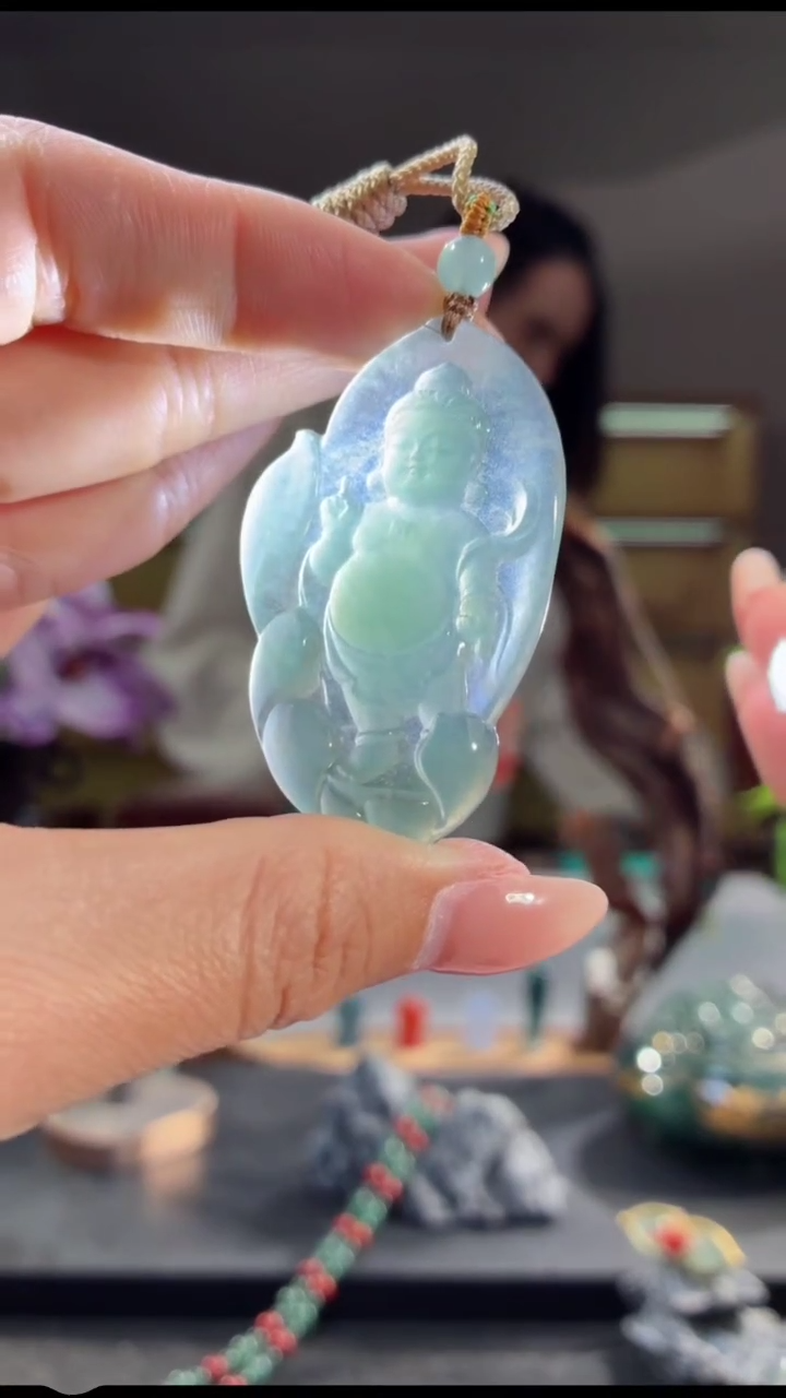 吊坠(不含链)未镶嵌翡翠宝宝佛