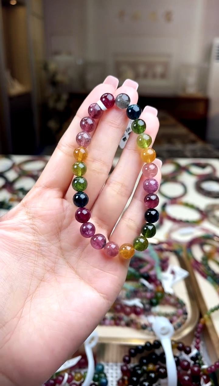 【闪购商品】碧玺/未镶嵌7mm+碧玺单圈多样性发货