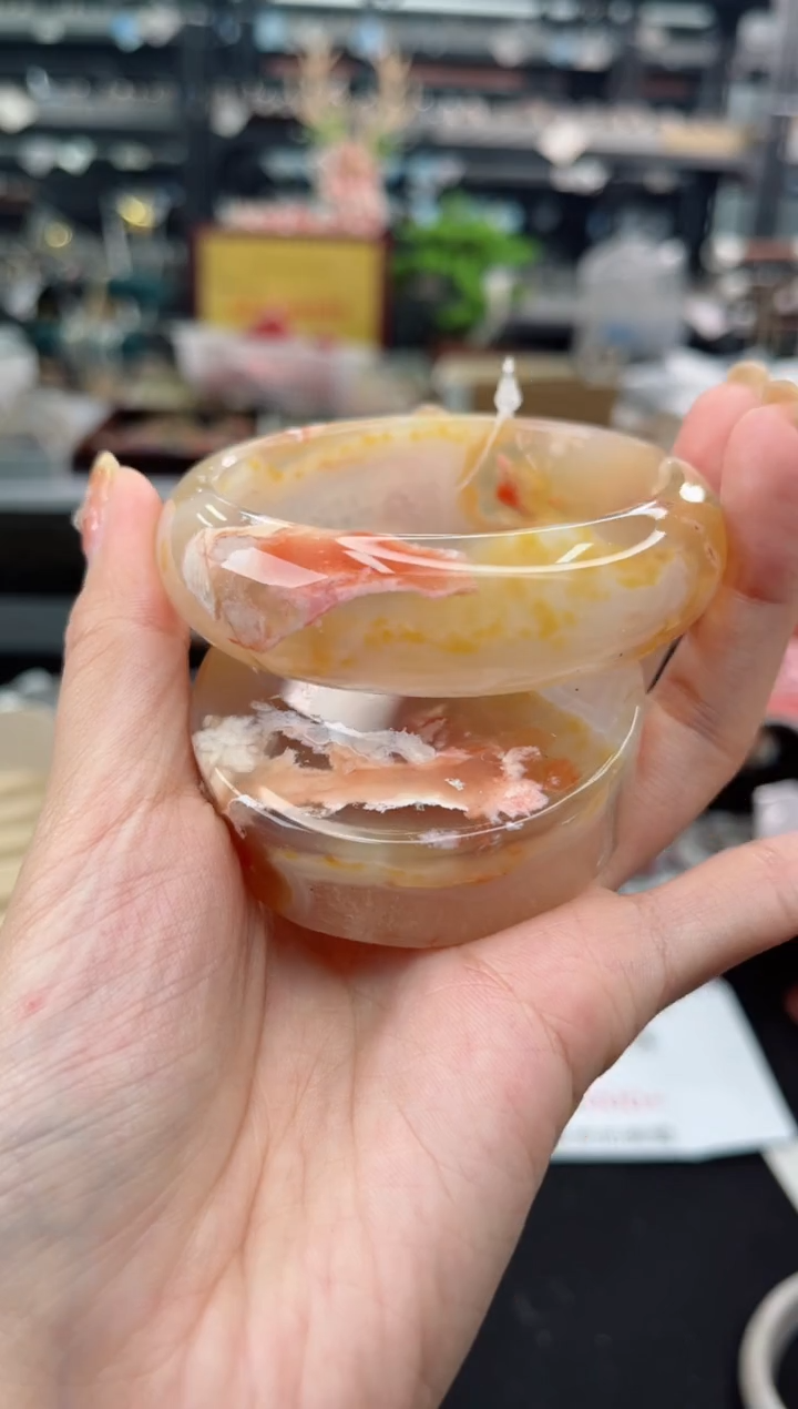 【闪购商品】石英质玉手镯未镶嵌60圈口（赠品镯心）6445330