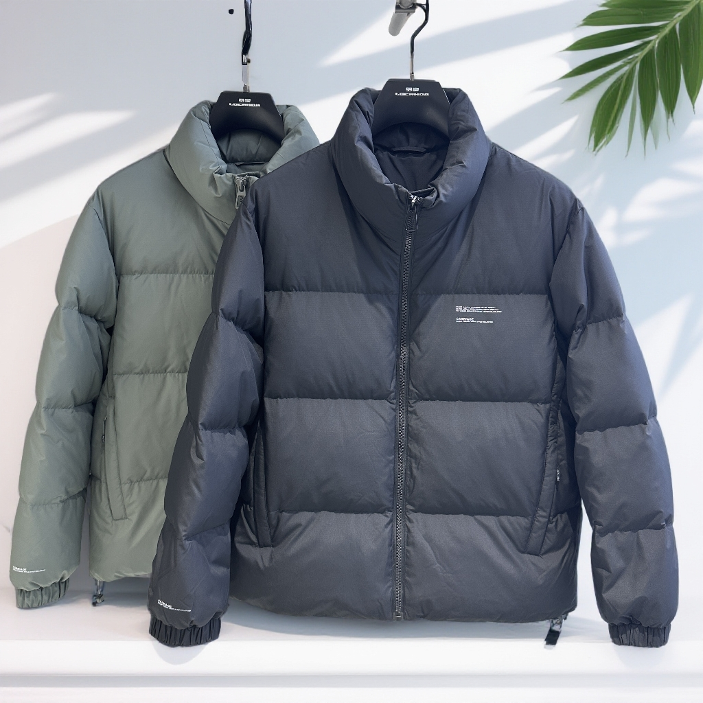 「90白鸭绒」5005男冬季新款立领零压加厚休闲运动保暖羽绒服