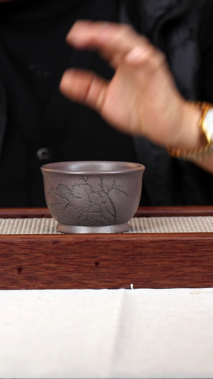 茶杯紫砂宜兴紫砂杯210CC  076