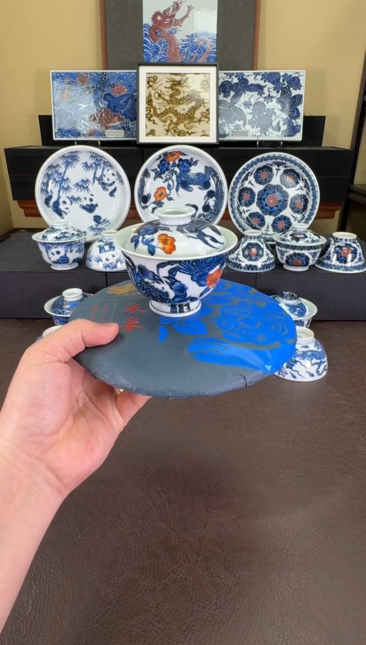 【闪购商品】又见春风螃蟹纹盖碗