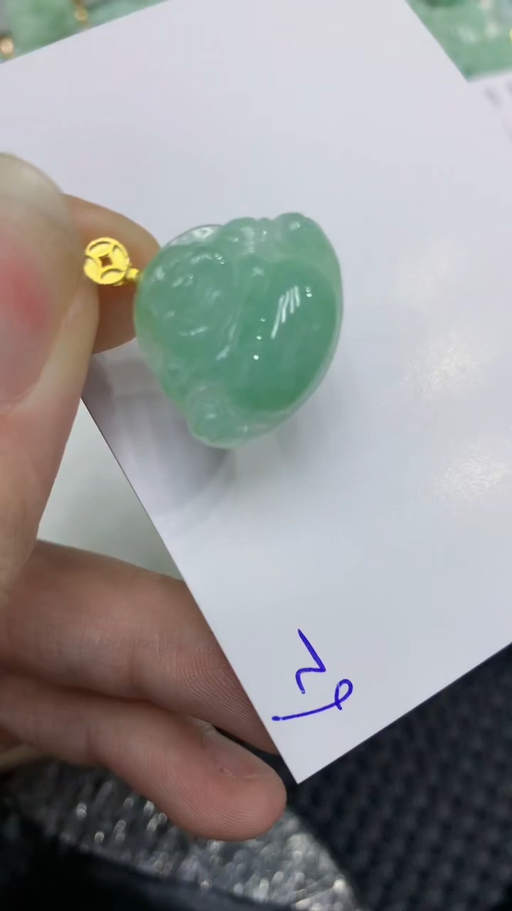 颈饰未镶嵌翡翠缅甸A货翡翠