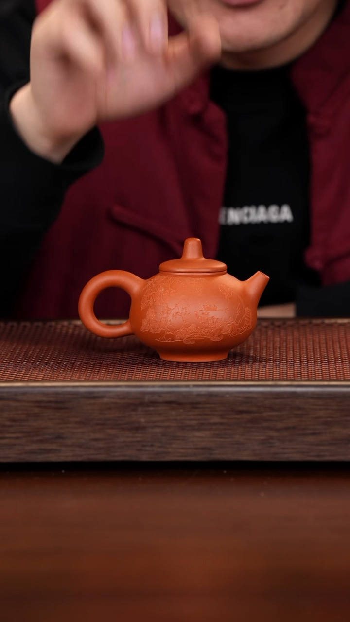 【闪购商品】紫砂茶壶徐壶记紫砂精选红泥天御