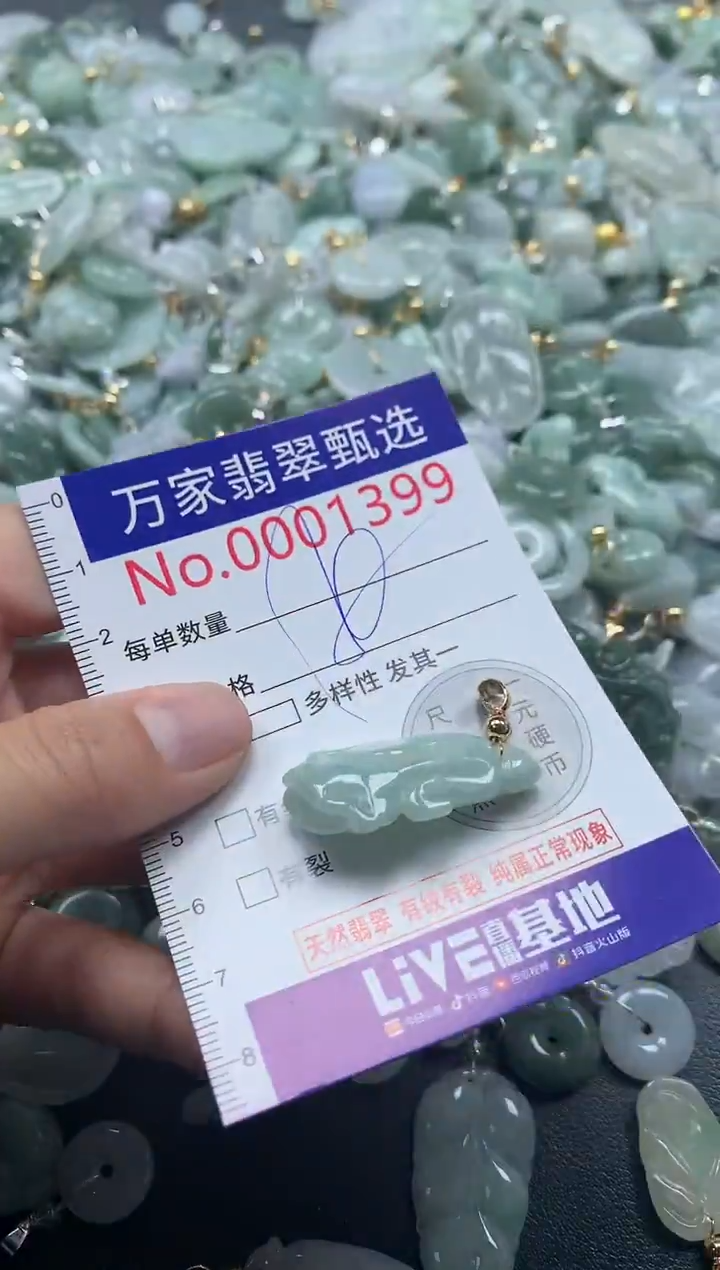吊坠(不含链)未镶嵌翡翠1399