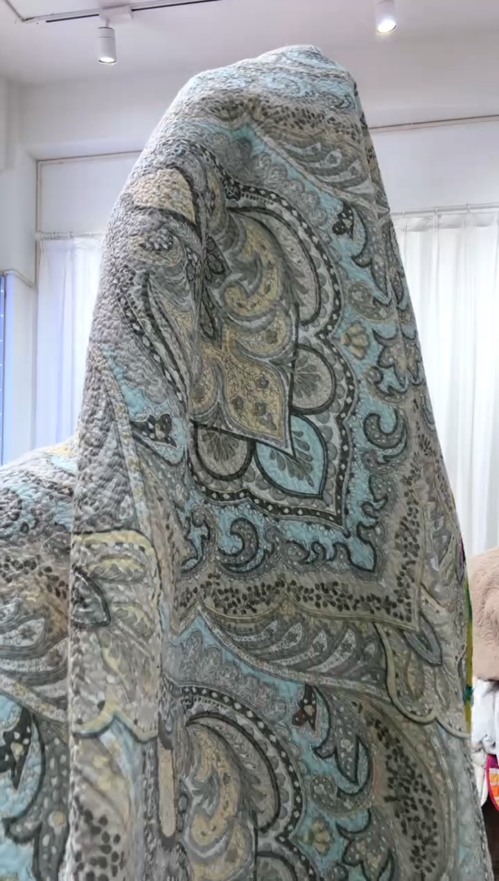 棉220*230纯棉床盖116号微瑕