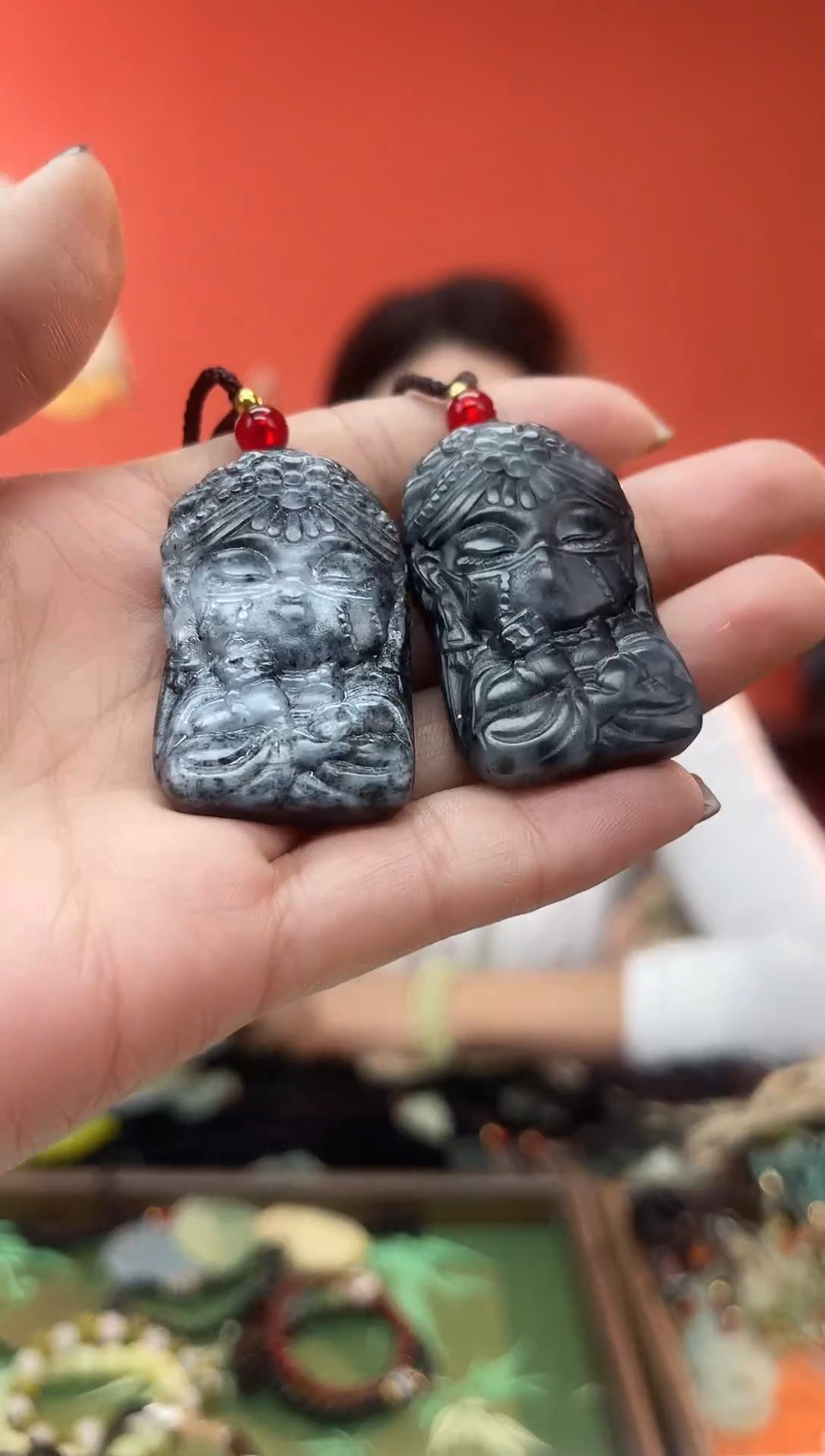 未镶嵌岫玉吊坠·