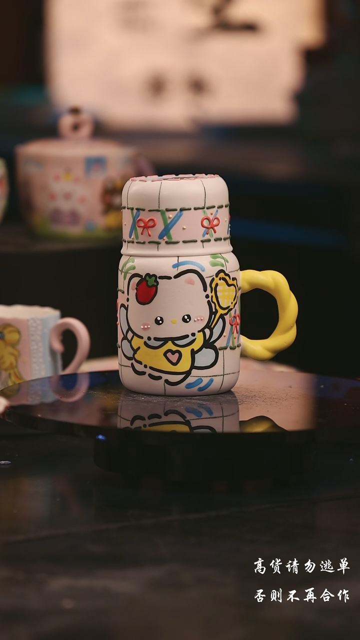 陶瓷景德镇可爱设计师款陶瓷 