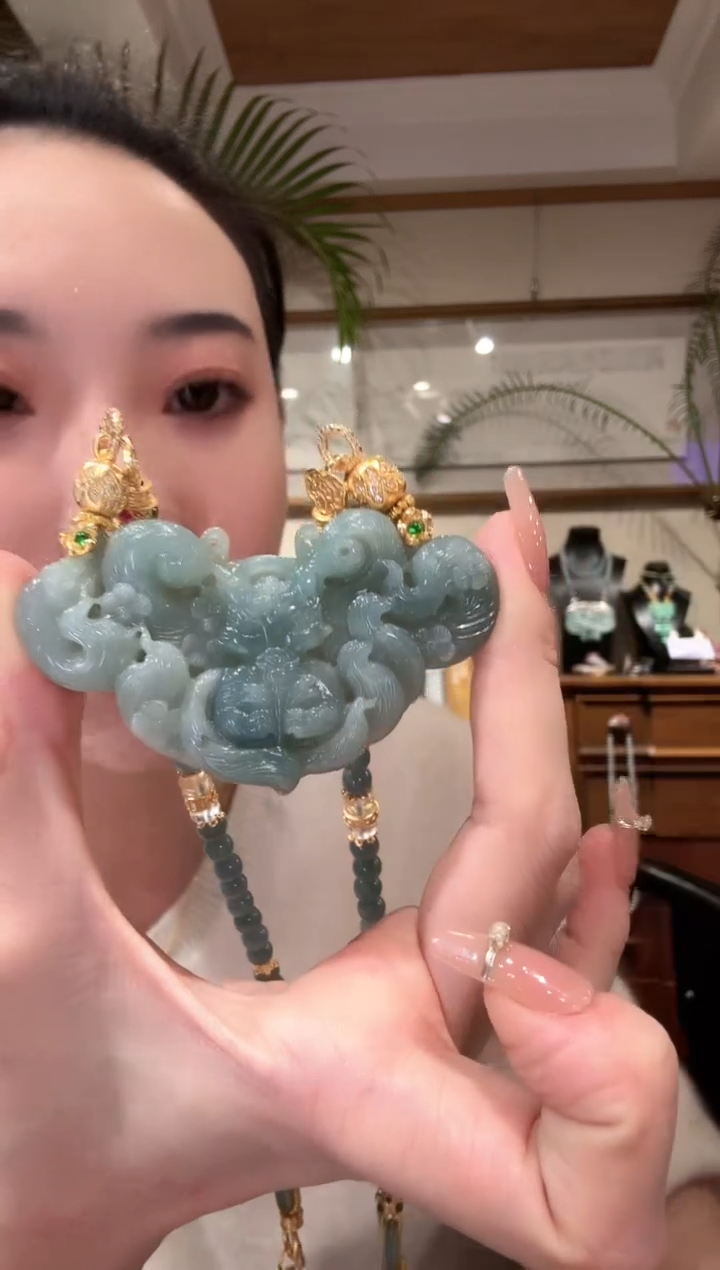 【闪购商品】翡翠颈饰未镶嵌国风