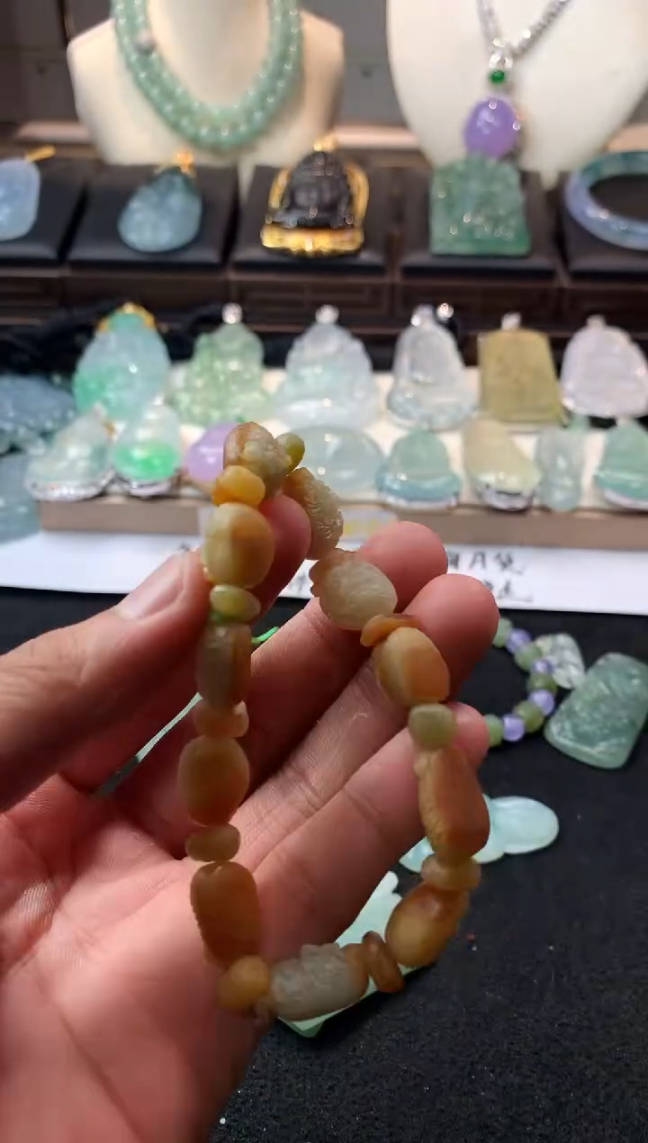 未镶嵌定制翡翠尤***~  5036毛货不退不换