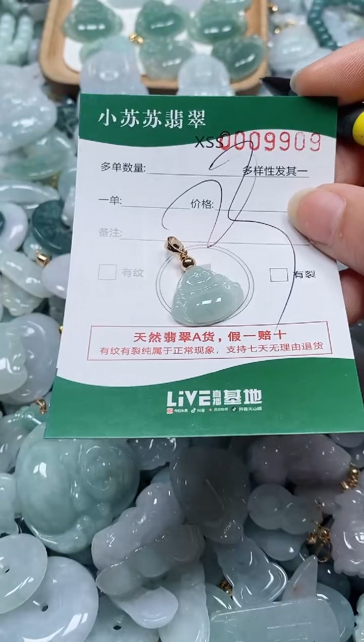 【闪购商品】翡翠颈饰未镶嵌闪购商品0009909