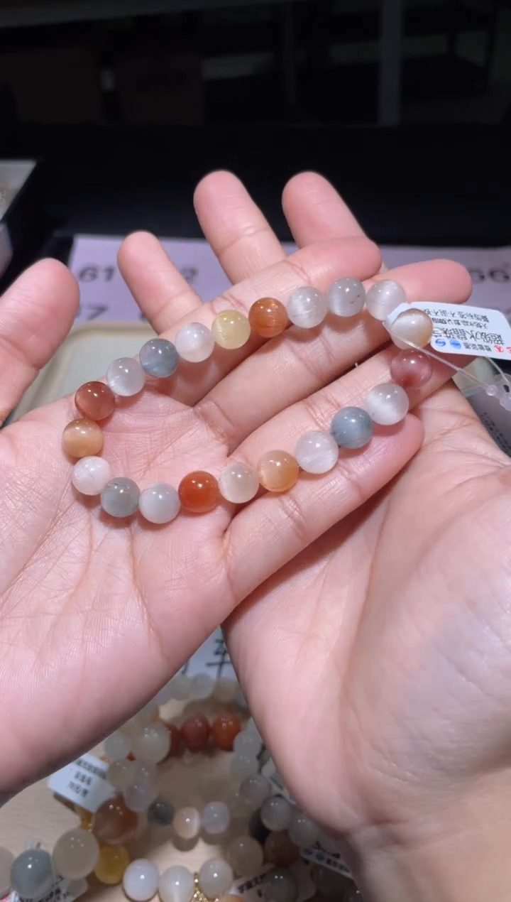 【闪购商品】水晶手链未镶嵌61号多样性发货一M 约9+