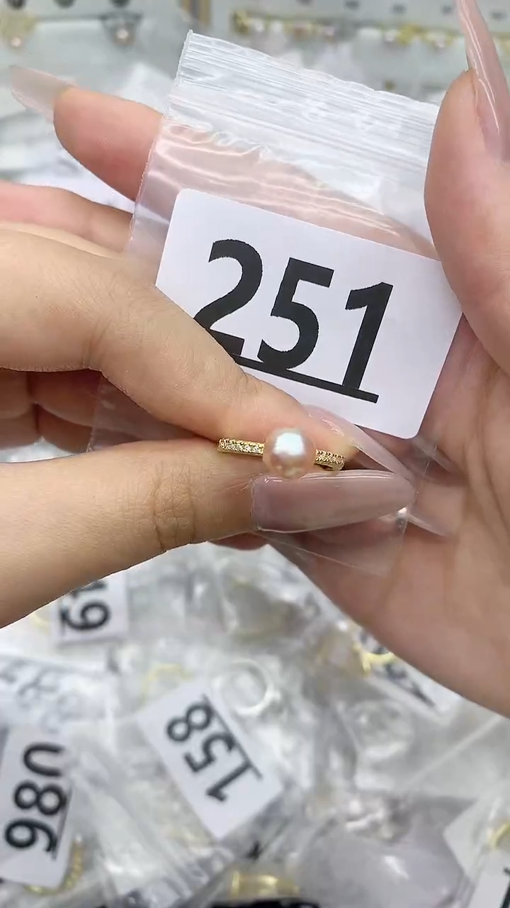 合金珠宝奇石淡水珍珠251