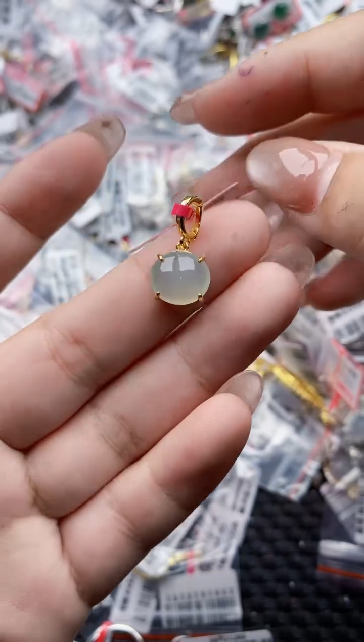 【闪购商品】翡翠戒指银S925镶嵌333333---9