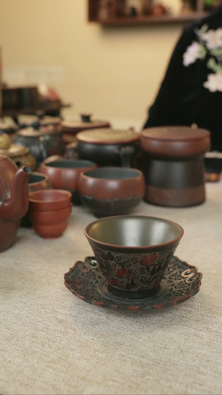 素*广西陶礼坭兴陶主人杯套装