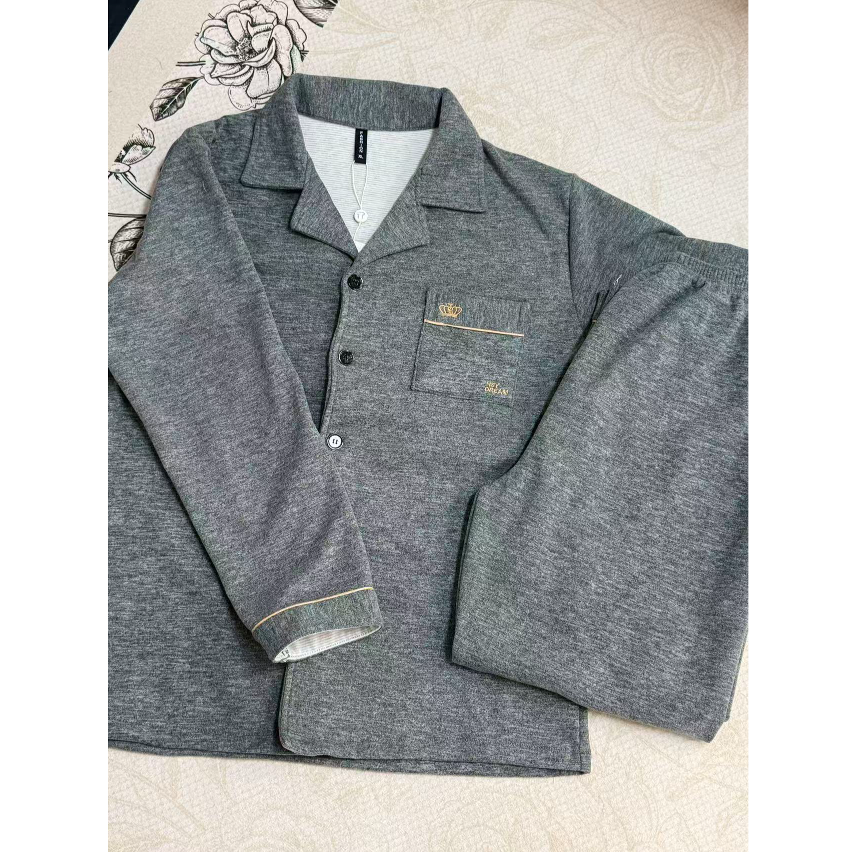 【十号链接】悦悦直播专用秋冬休闲男士睡衣家居服