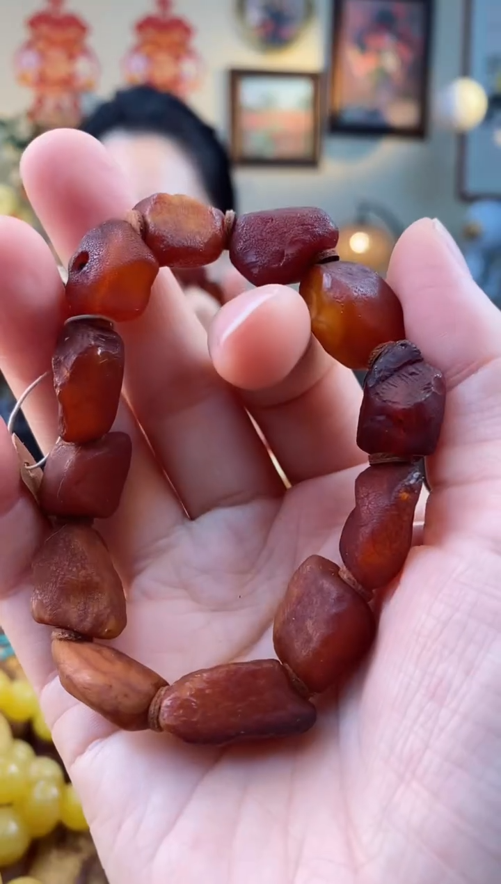 【闪购商品】琥珀手串未镶嵌手串