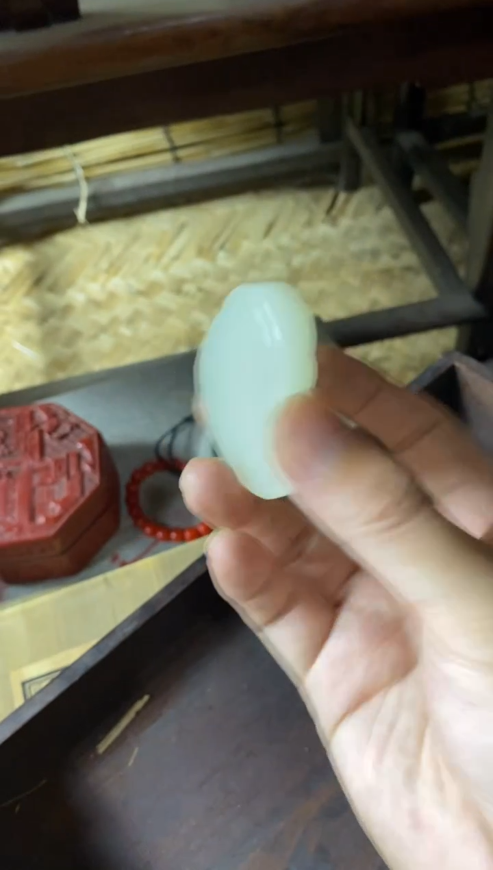 和田玉未镶嵌颈饰,弥勒（收到货任何问题联系客服）