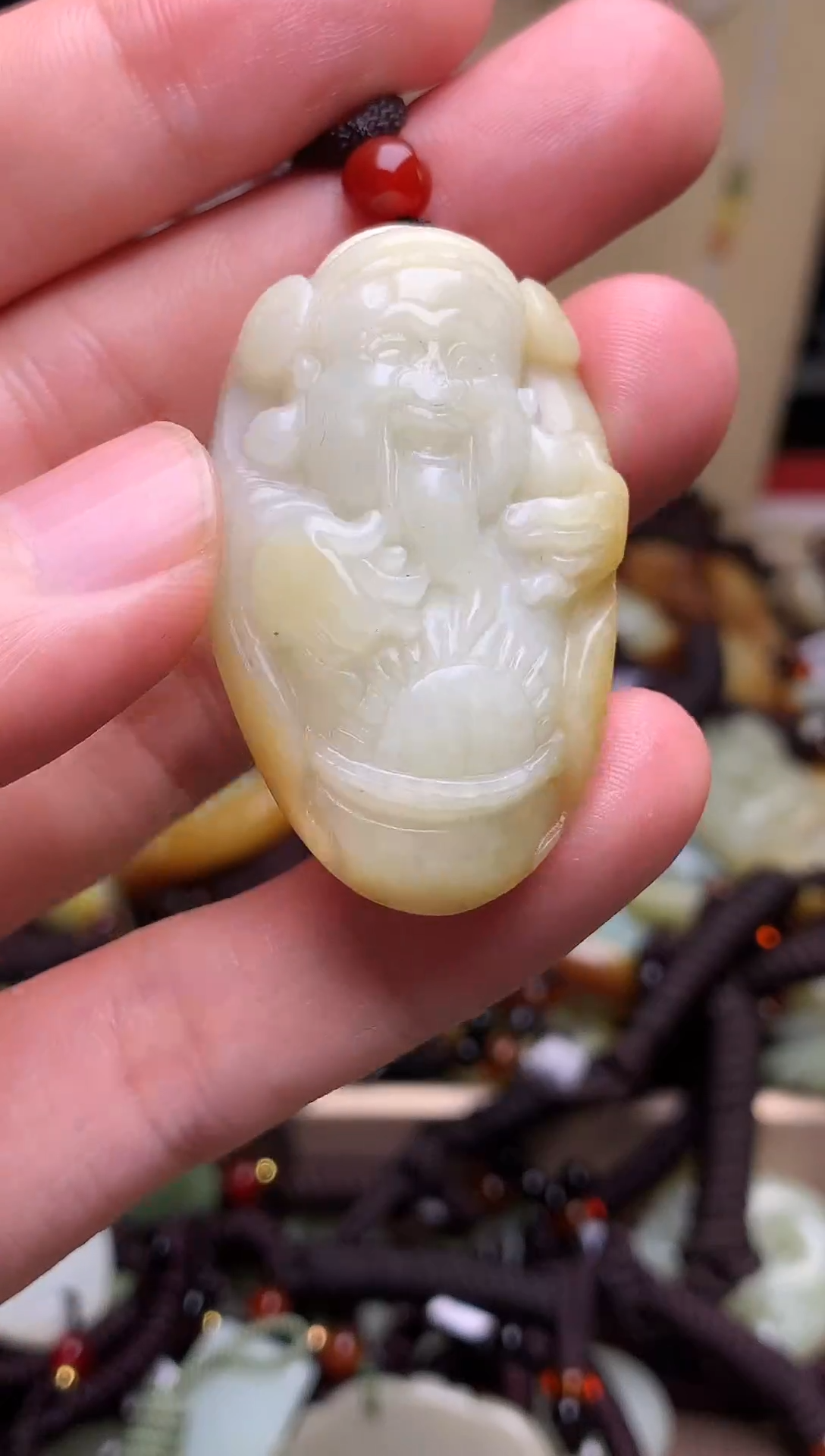 颈饰未镶嵌和田玉新疆料青海料清水和田玉吊坠