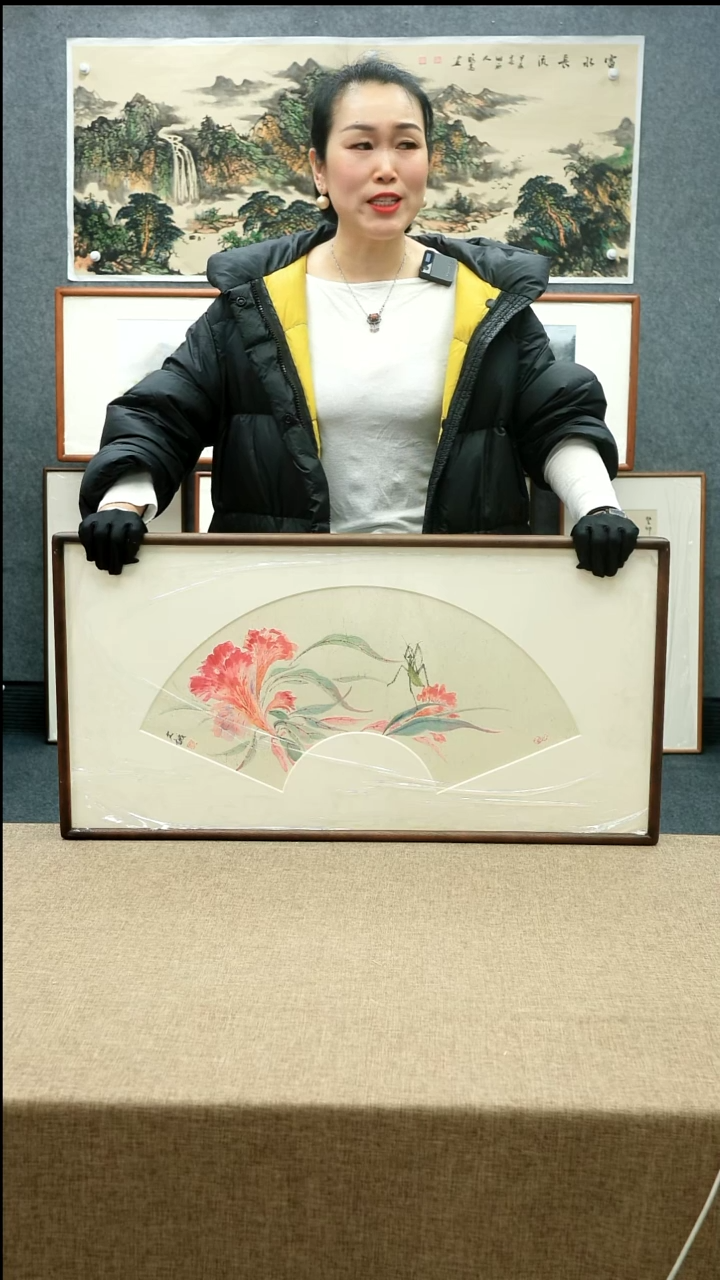 【闪购商品】国画42*82文诚老师花鸟