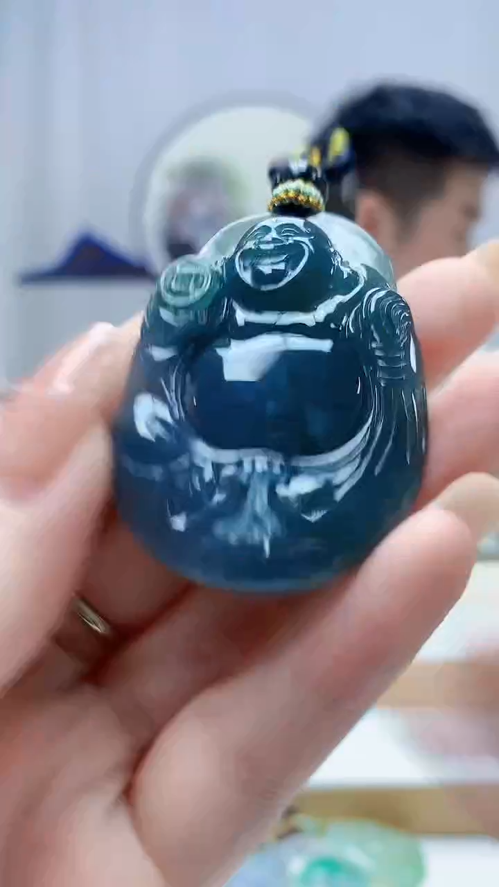 未镶嵌定制翡翠5028DD-毛货挂件133