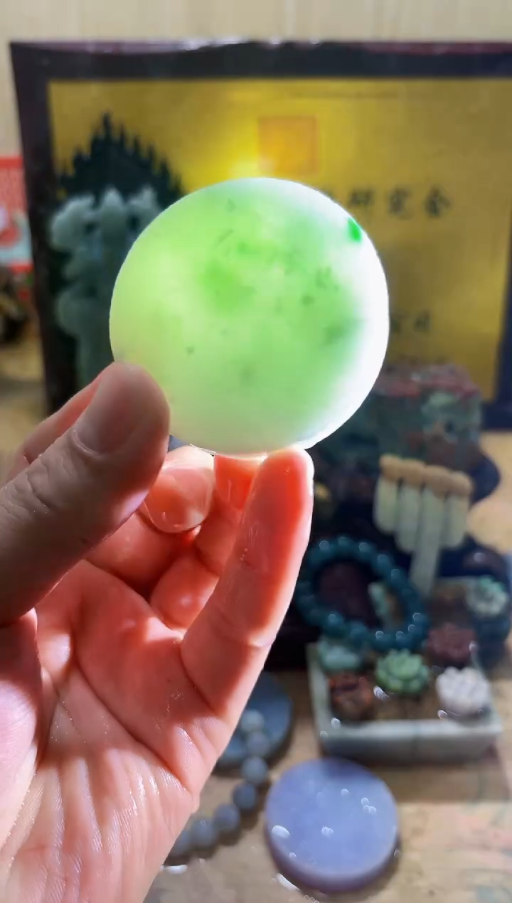 未镶嵌挂件翡翠A货常星7923