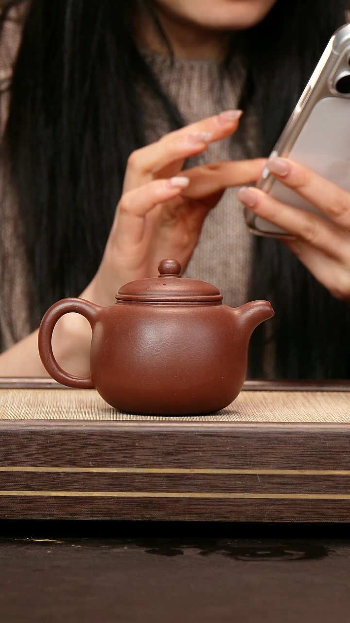 茶壶紫砂云根 匏尊