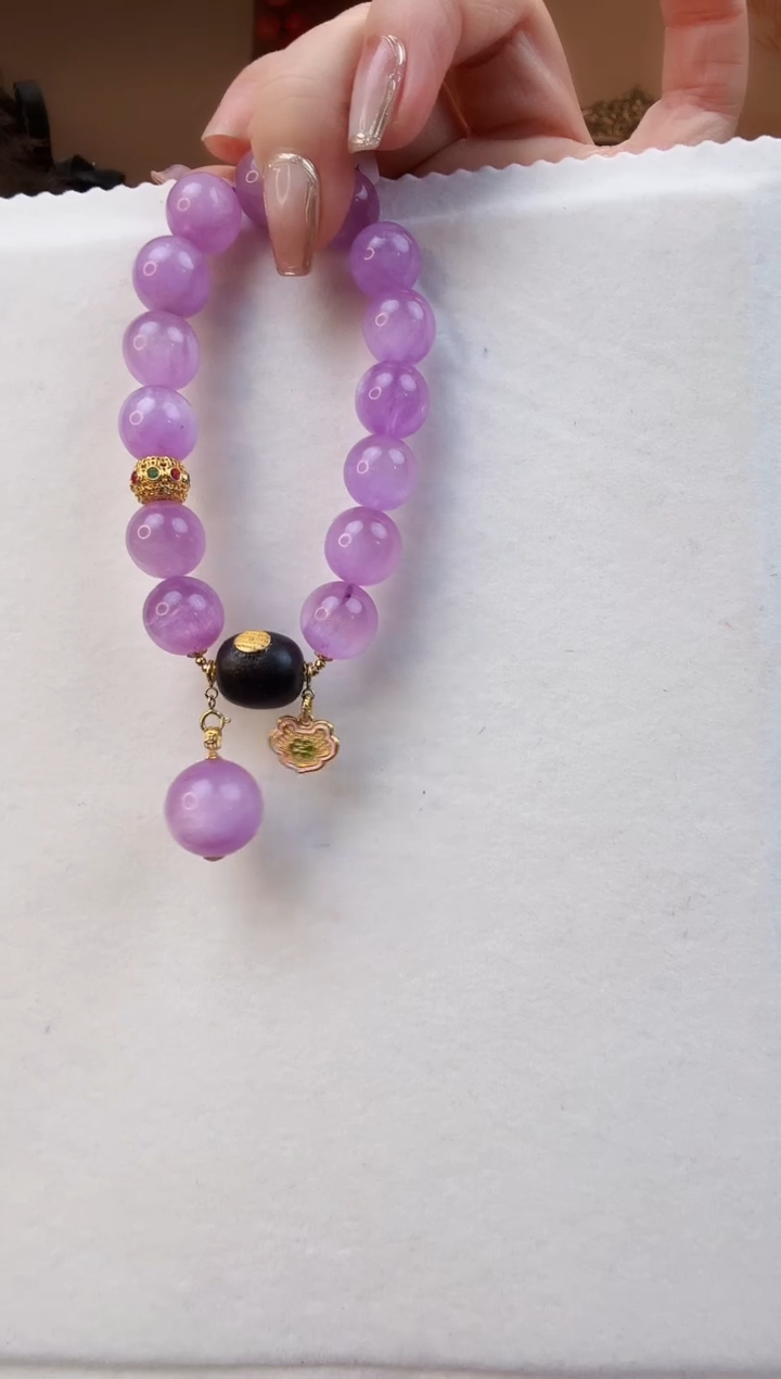 【闪购商品】锂辉石手串未镶嵌手串957