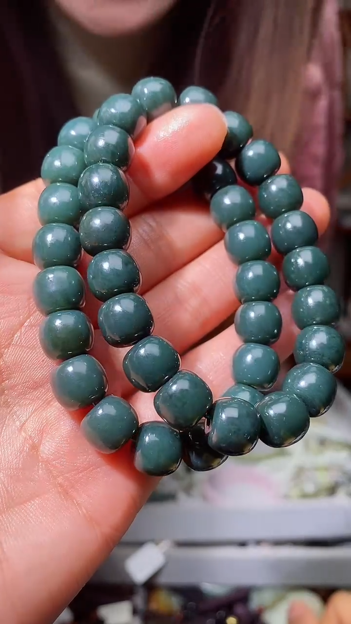 【闪购商品】和田玉手串未镶嵌卡10