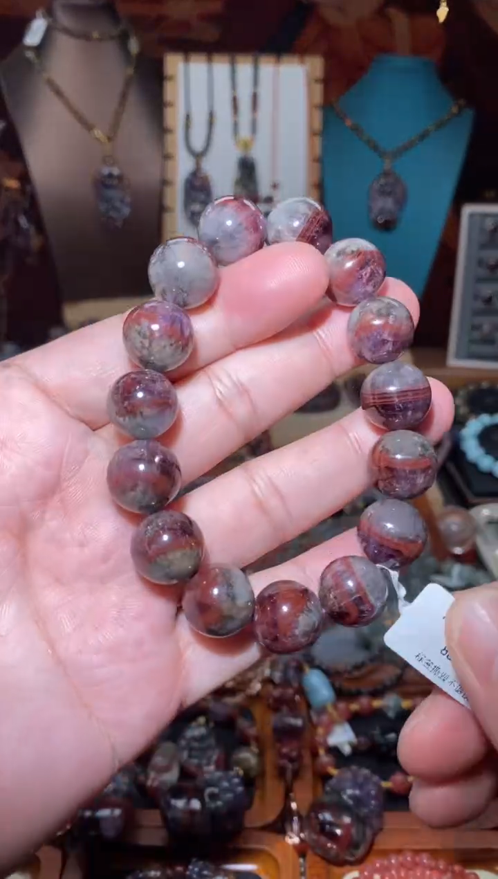 【闪购商品】水晶手串未镶嵌老矿极光